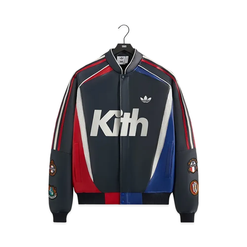 Kith x adidas Football Bomber Jacket "LegendInk"