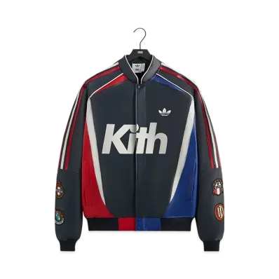 Kith x adidas Football Bomber Jacket "LegendInk"