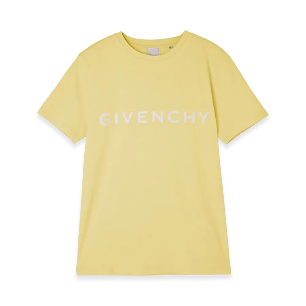 GIVENCHY Crew Neck T-Shirt "Gold Yellow"