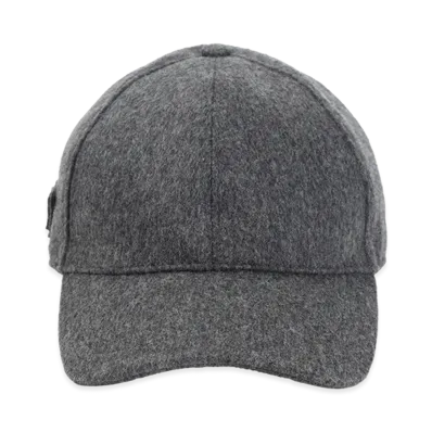 PRADA Women's Virgin Wool Cap "Gray"