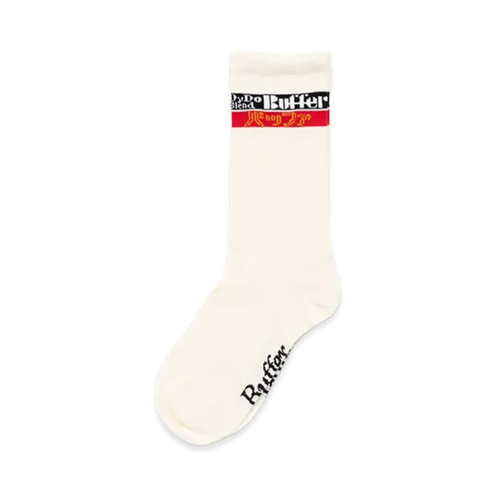 Buffer x Dydo Jacquard Line Socks DyDo KTC "White"