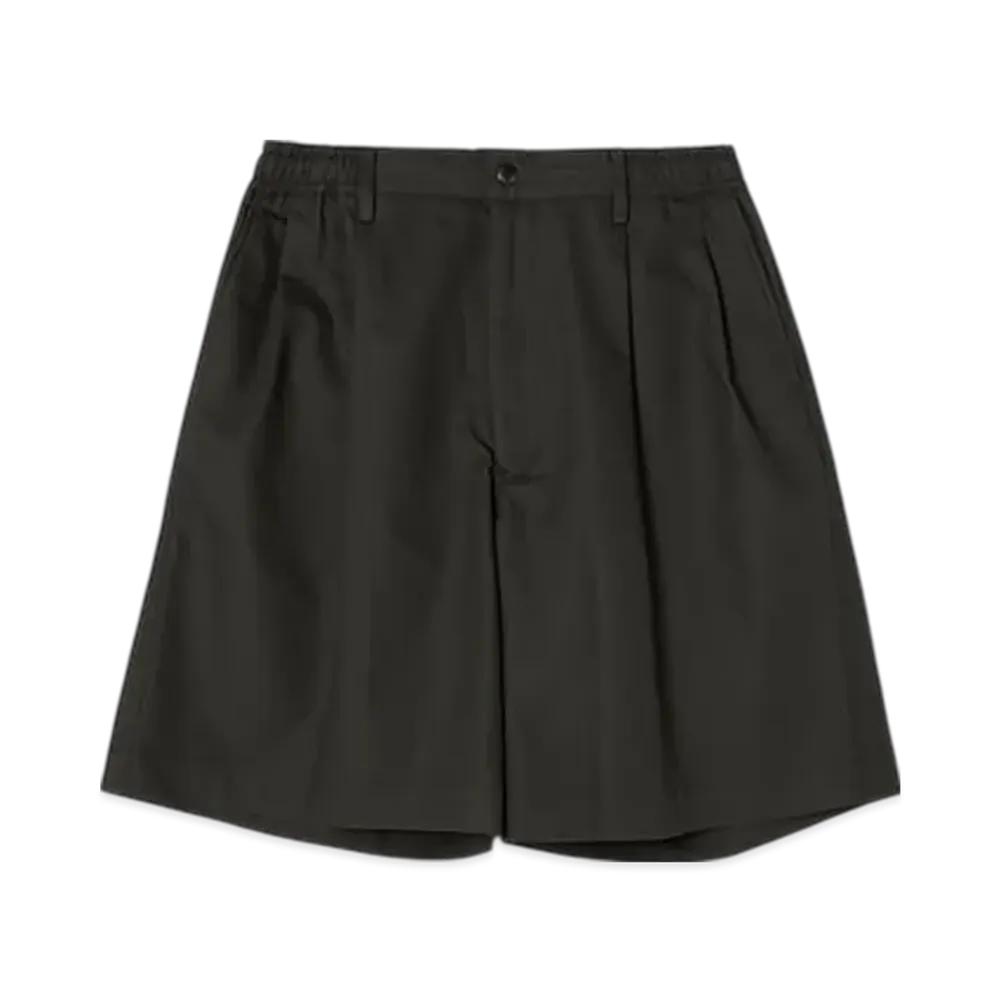 N.HOOLYWOOD Tuck Half Pants "Charcoal"
