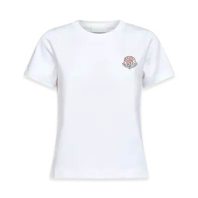 MONCLER Women's Logo Cotton T-Shirt "White"
