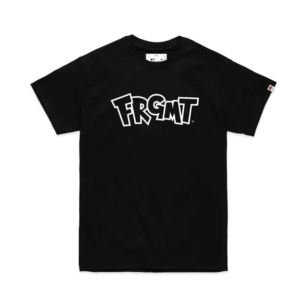 FRAGMENT x POKEMON THUNDERBOLT PROJECT LOGO T-SHIRT "Black"