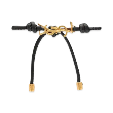 Saint Laurent Women's YSL Bracciale "Black"