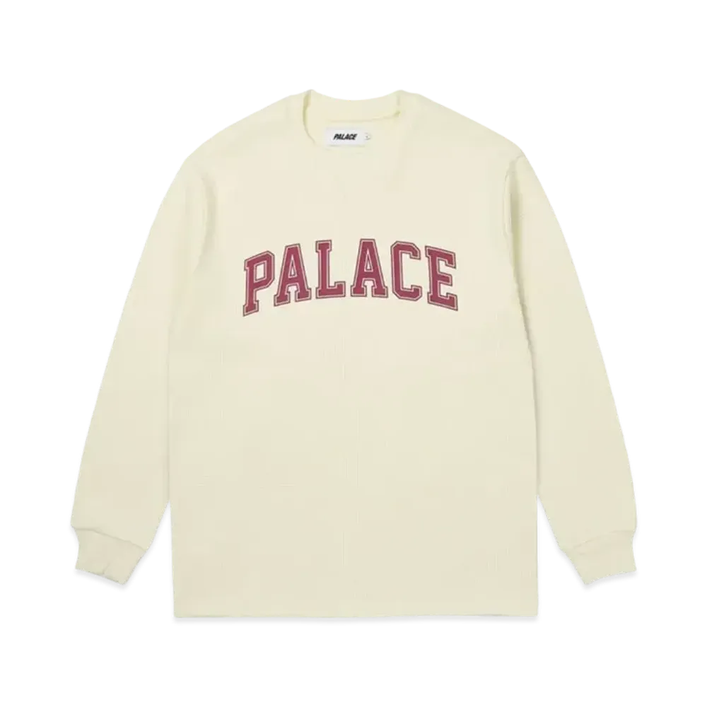 PALACE Waffle Longsleeve "Soft White"