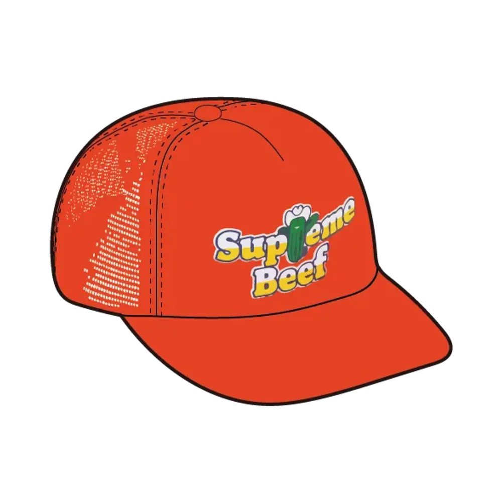 Supreme Beef Mesh Back 5-Panel "Orange"