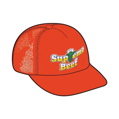 Supreme Beef Mesh Back 5-Panel "Orange"
