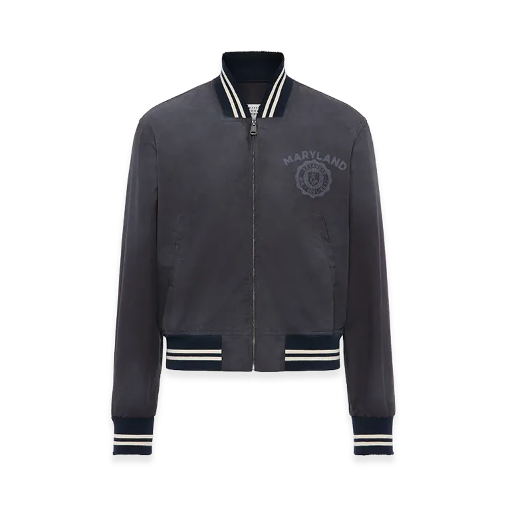 Maison Margiela Denim Varsity Caban Jacket "Black"