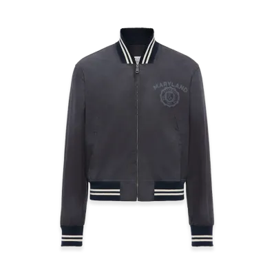 Maison Margiela Denim Varsity Caban Jacket "Black"