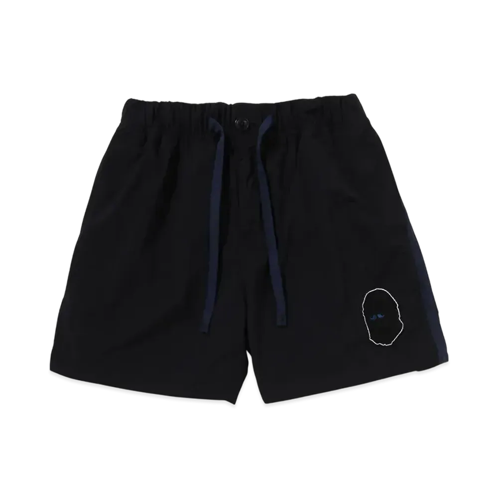 A BATHING APE Elastic Waist Short "Black"