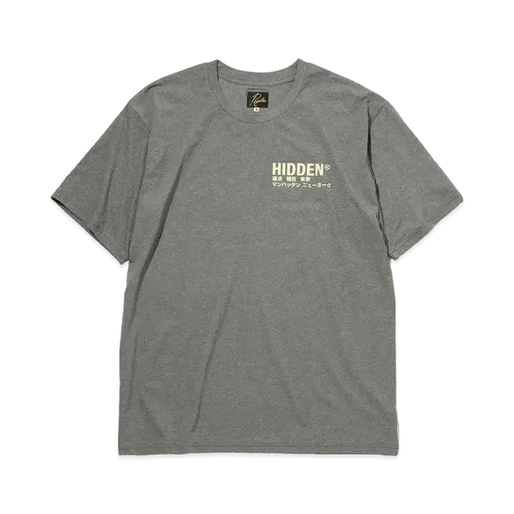 Needles x HIDDEN S/S Crew Neck Tee - Poly Jersey "Gray"