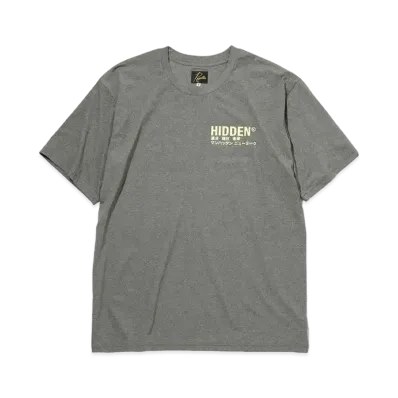 Needles x HIDDEN S/S Crew Neck Tee - Poly Jersey "Gray"