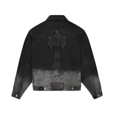 TRAPSTAR x ADWOA Fitted Denim Jacket "Black"