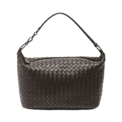 Bottega Veneta Intrecciato Shoulder Bag "Brown"