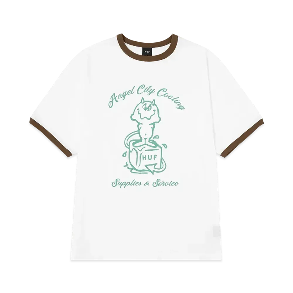 HUF Summer 25 Supplies & Service Ringer Tee "Natural"