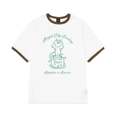 HUF Summer 25 Supplies & Service Ringer Tee "Natural"