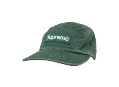 Supreme Washed Chino Twill Camp Cap (25FW) "Pine"