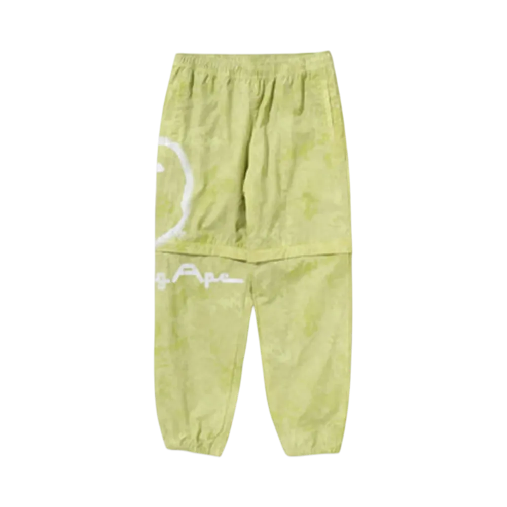 A BATHING APE Detachable Pants "Green"