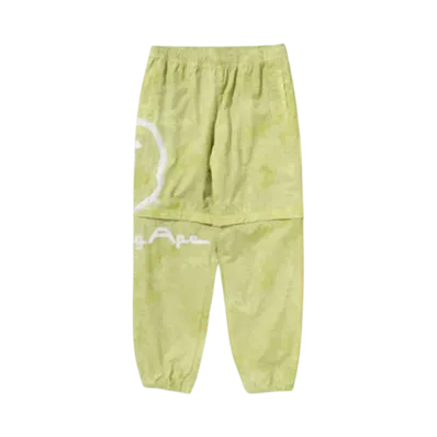 A BATHING APE Detachable Pants "Green"