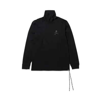 mastermind WORLD Swarovski(R) Turtleneck LS Tee "Black"