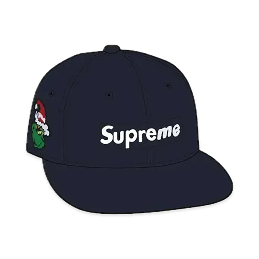 Supreme Grinch Box Logo New Era "Navy"