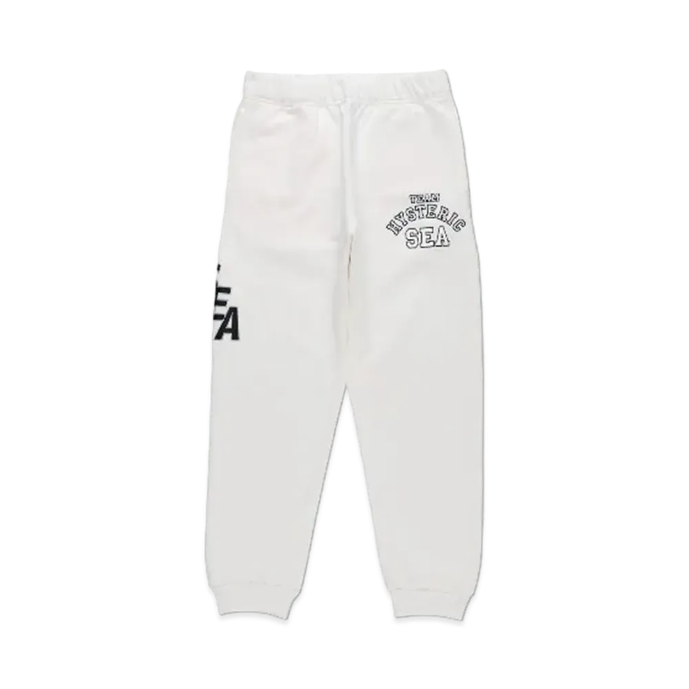WIND AND SEA x HYSTERIC GLAMOUR Sweatpants "White"
