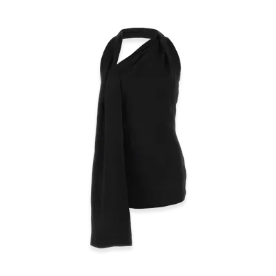 LOEWE Women's Satin Mini Dress "Black"