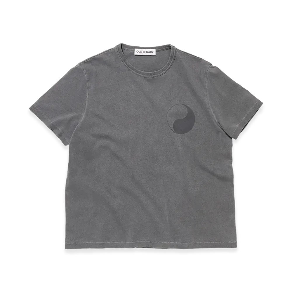 OUR LEGACY Work Shop Single Stitch Heavy Tee "Carbon"