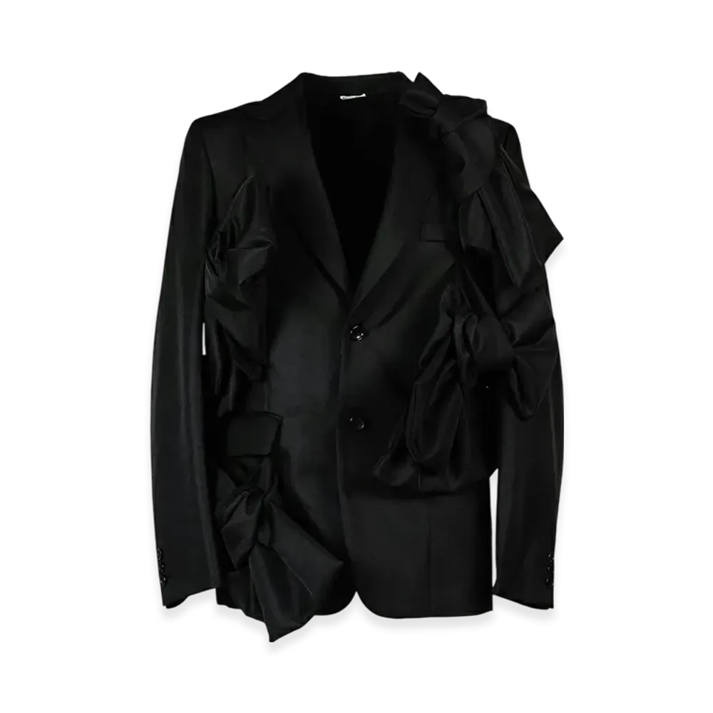 COMME des GARCONS HOMME PLUS Heavy Polyester Gabardine Jacket "Black"
