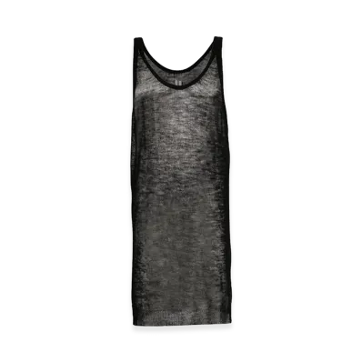 Rick Owens Knitted Tank Top "Black"