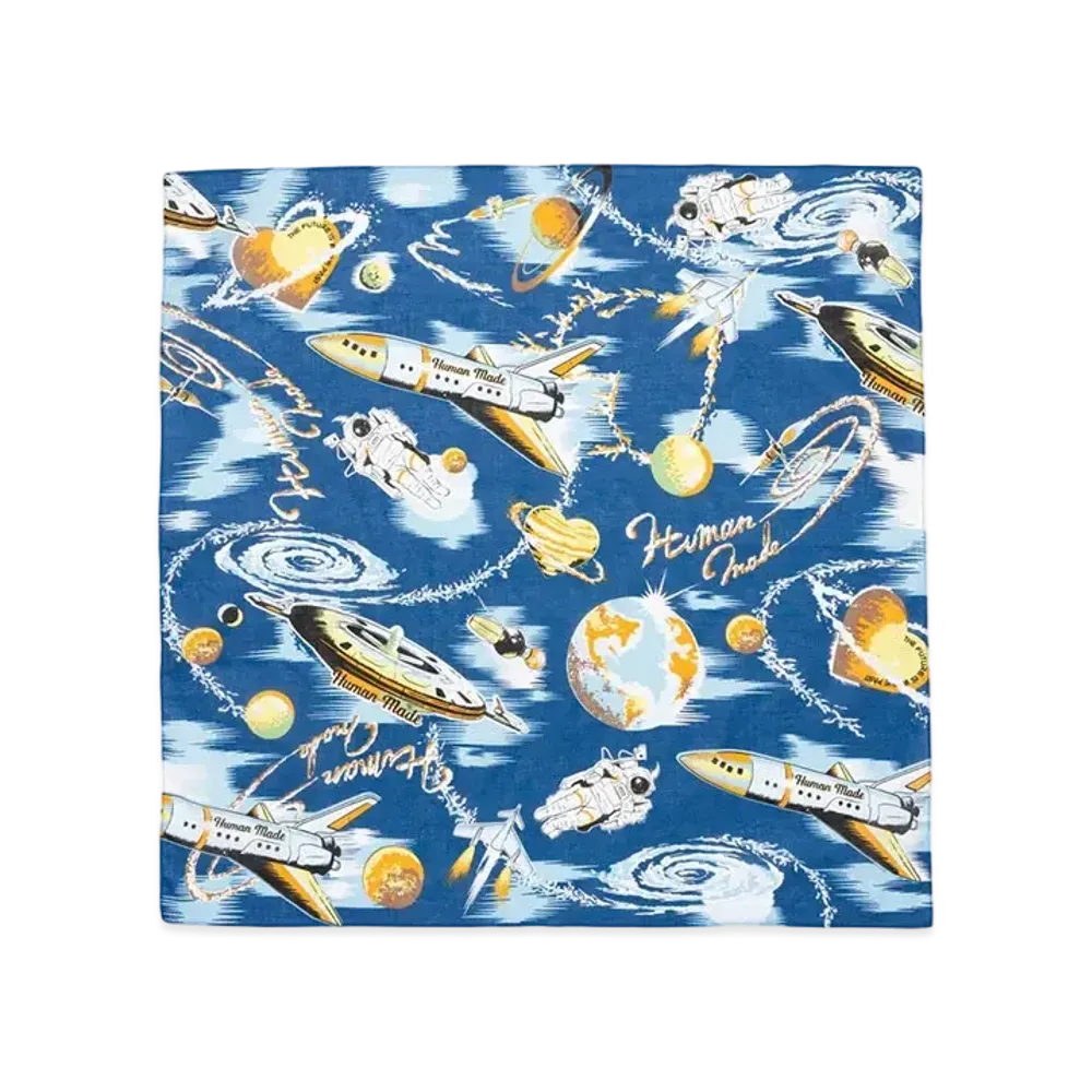 HUMAN MADE Big Bandana #1 "Blue"