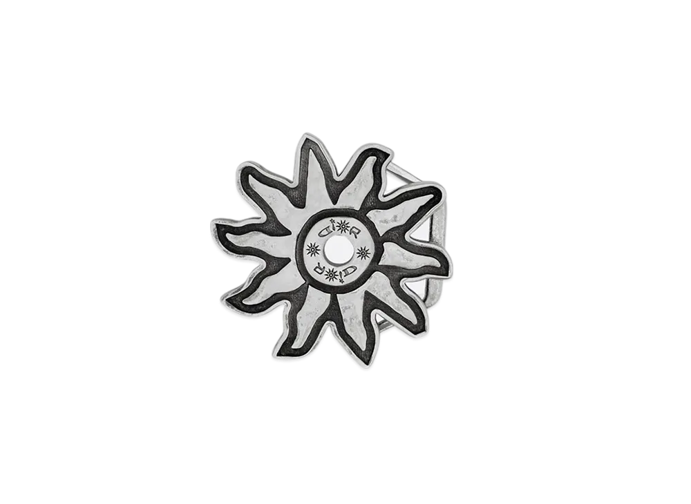 Dior x Lewis Hamilton Belt Buckle 35mm in Brass "Antique Silver"