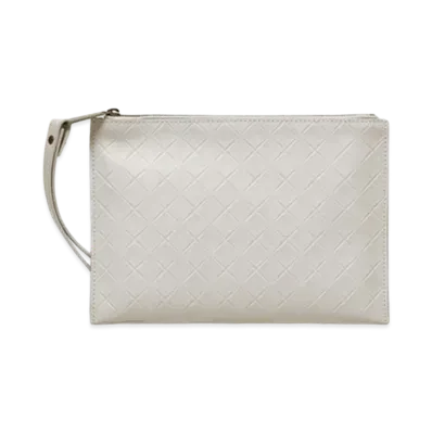 Bottega Veneta Clutch Pouch "White"
