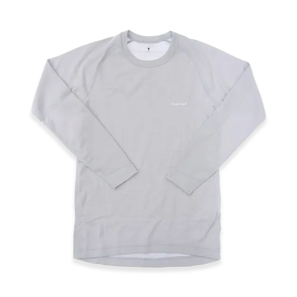 mont-bell Geoline M.W. Round Neck Shirt "Light Gray"