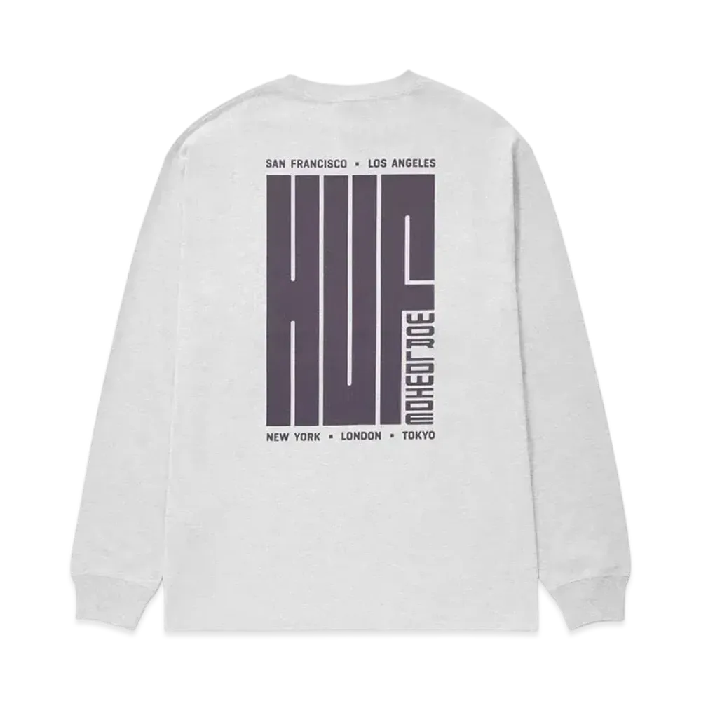 HUF Big Block LS Tee "Ash Gray"