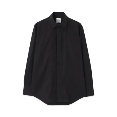 Paul Smith Pleated Dress Shirt "Black"