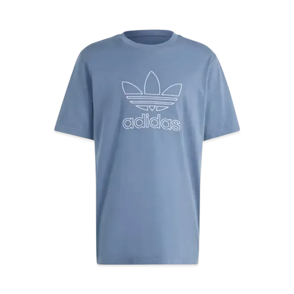 adidas Adicolor Outline Trefoil Short Sleeve T-Shirt "Preloved Ink"