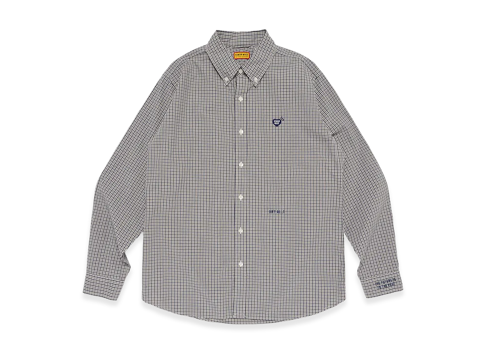 HUMAN MADE Check Bd Shirt "Navy"