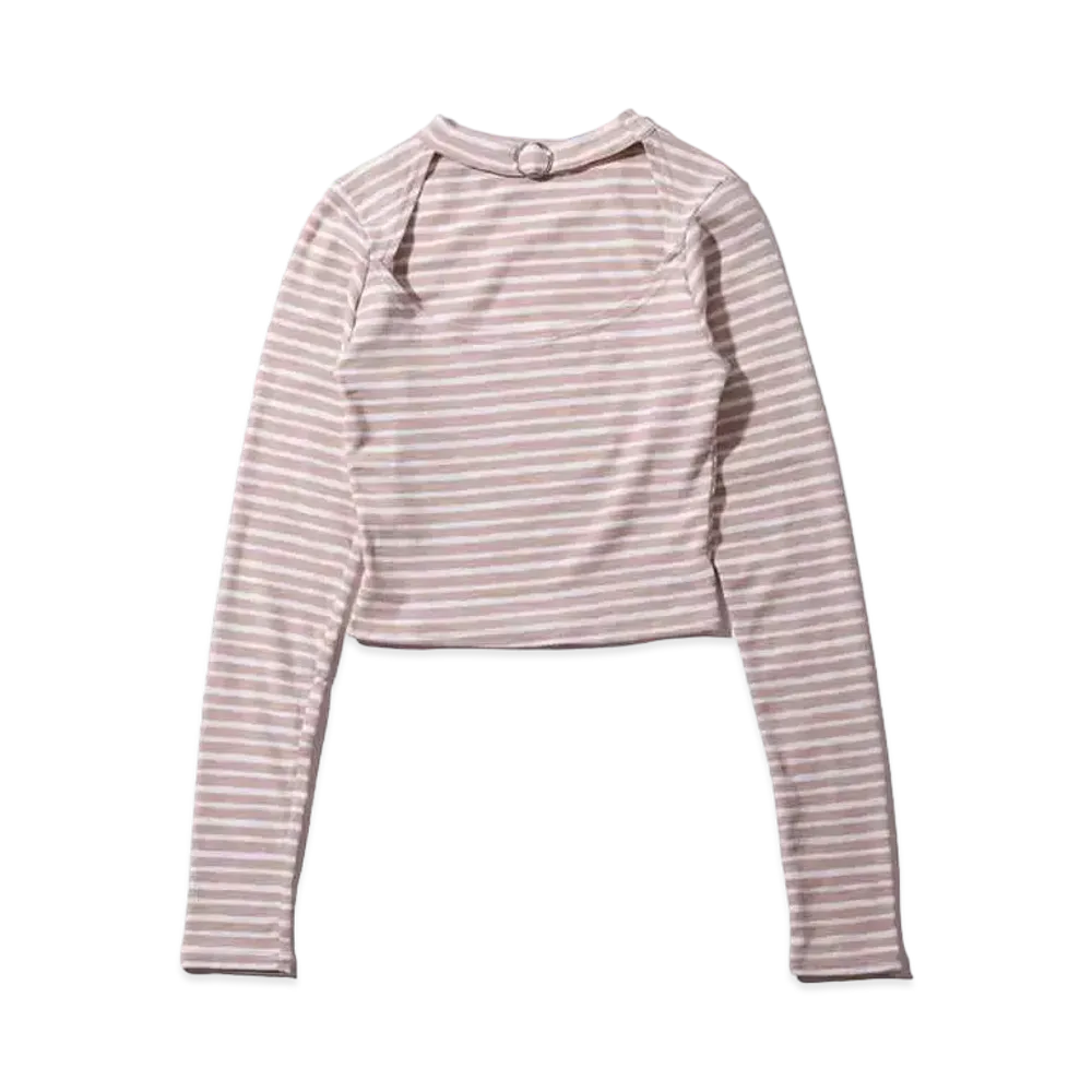 atmos pink Border Hadamise Tops "Beige"