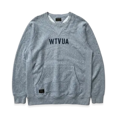 WTAPS WTVUA Crewneck Sweat "Gray"