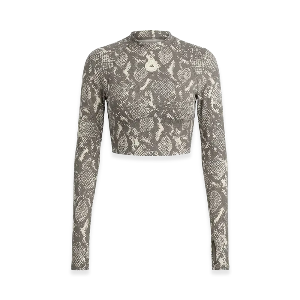 STELLA McCARTNEY Women's Snake Print Polyester Blend Sweater "Animal Print"