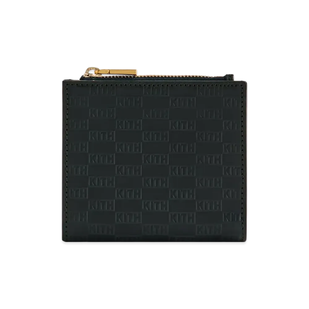 Kithmas Monogram Leather Snap Wallet "Equestrian"