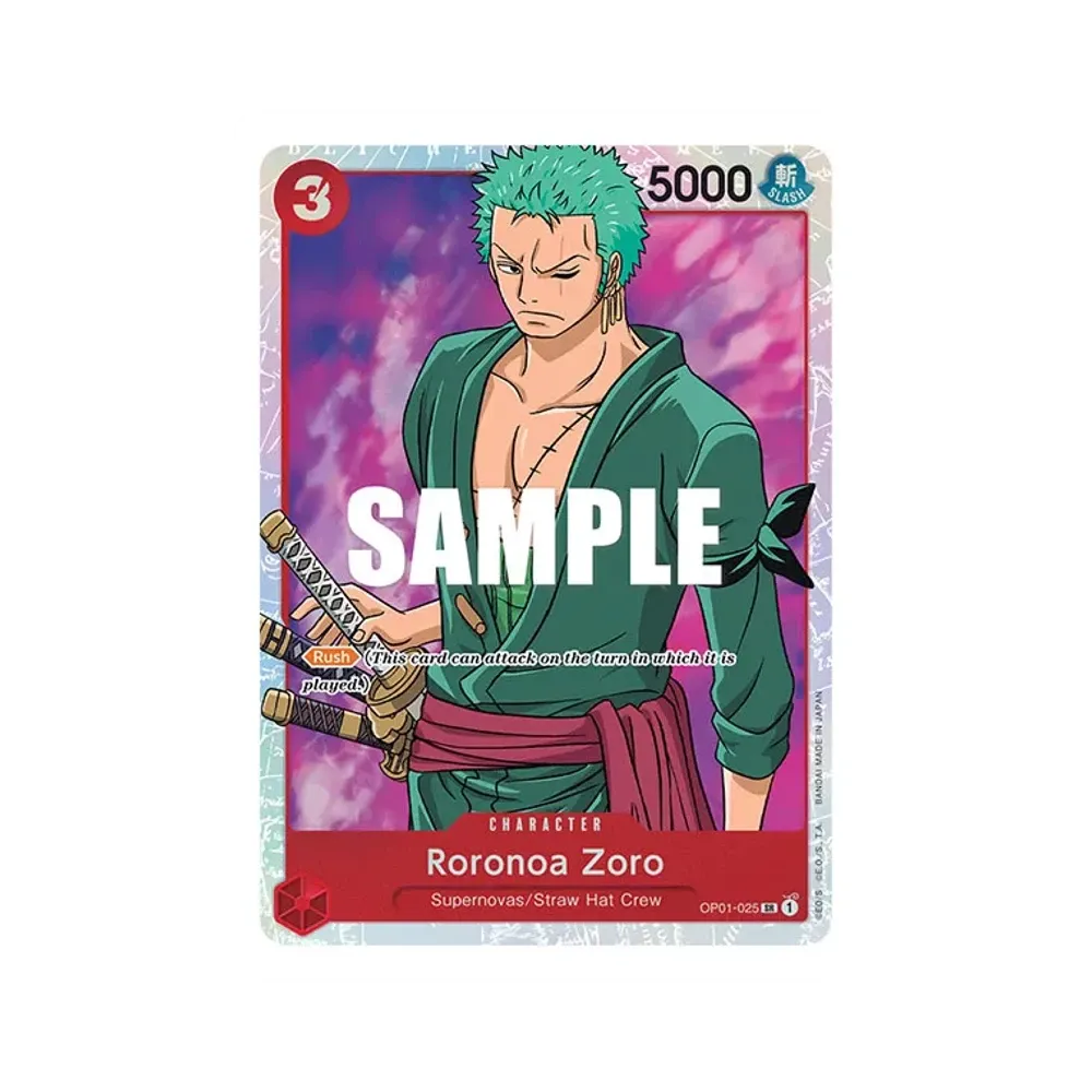 ワンピースカード　フラッグシップ　優勝　ロロノア・ゾロ　OP01-025　プロモ ロロノア・ゾロ SR [OP01-025] (フラッグシップバトル記念品)通販