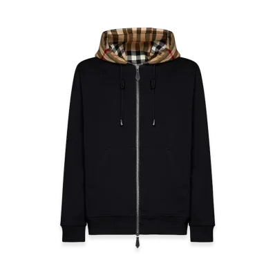 Burberry Cotton Sweatshirt "Black"