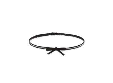 MIU MIU Silk Saten Belt "Black"