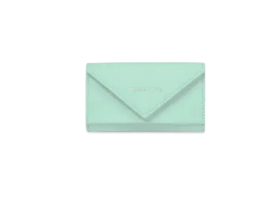 BALENCIAGA Paper Paper Key Bag with Split Ring "Blue"