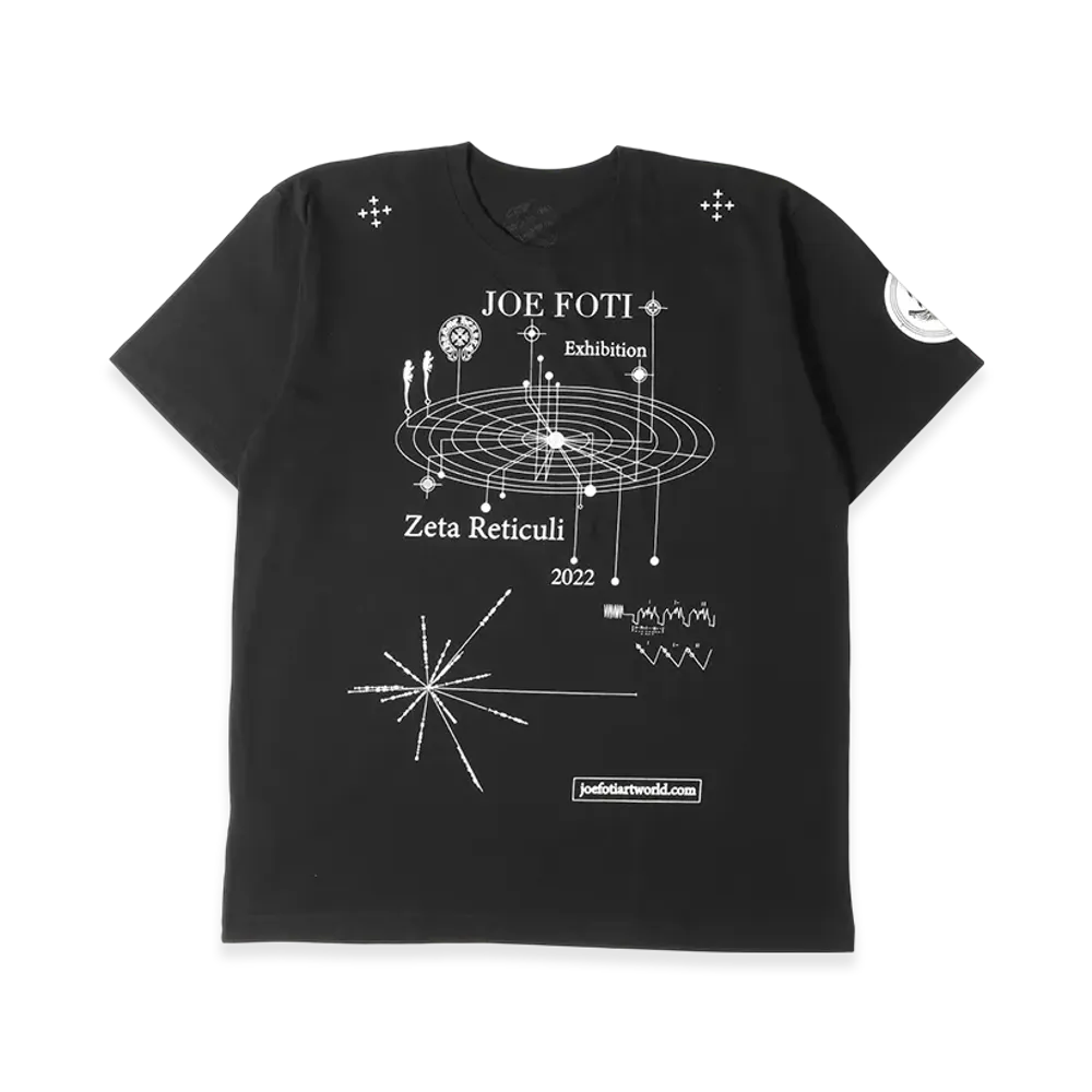 Chrome Hearts Graphic T-Shirt Joe Foti Exhibition 2022 Zeta Reticuli Exclusive "Black"