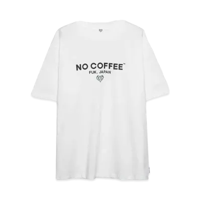 HTH HTH x No Coffee logo Tee "WHITE"