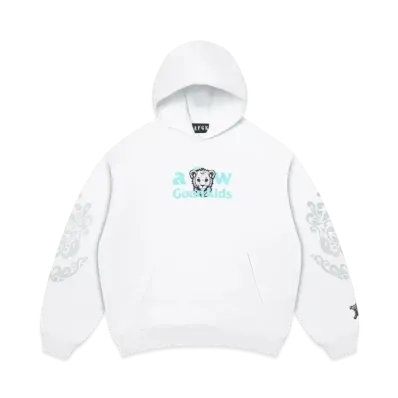 A FEW GOOD KIDS Lion Logo Hoodie "White"